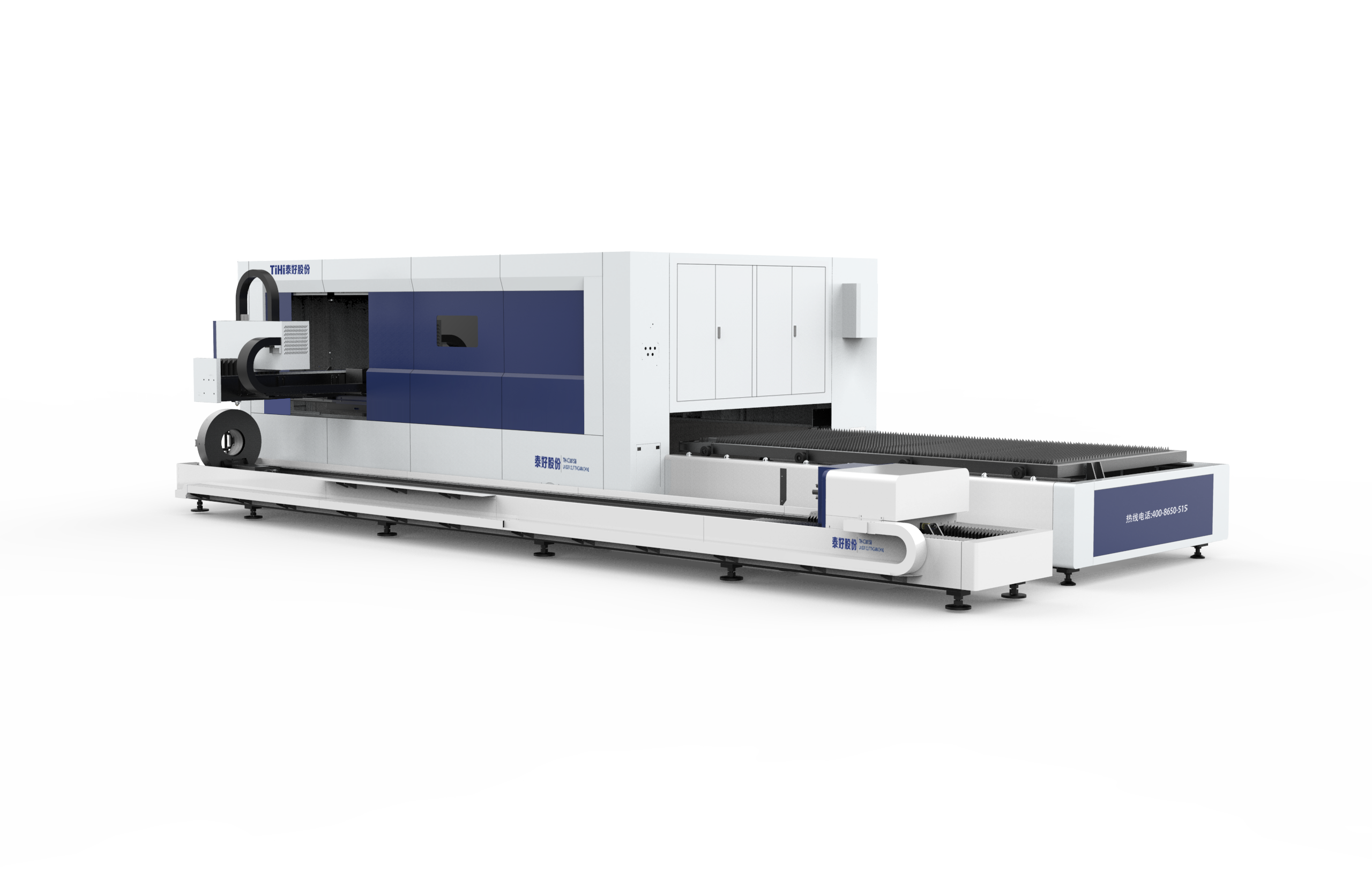 Dual use cnc fiber laser cutting machine for aluminum pipe and sheet
