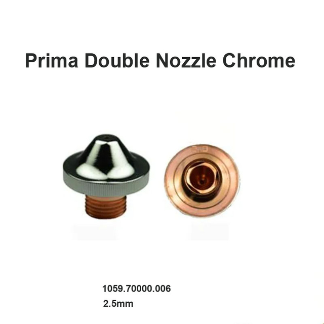 Đầu phun đôi Prima Chrome 2,5mm