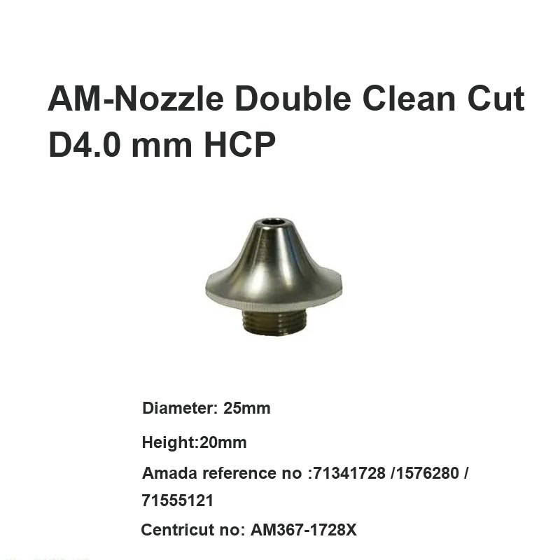 AM-Nozzle Double Clean Cut D4.0 mm HCP