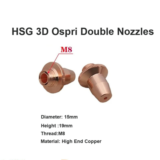 Đầu phun đôi HSG 3D Ospri 