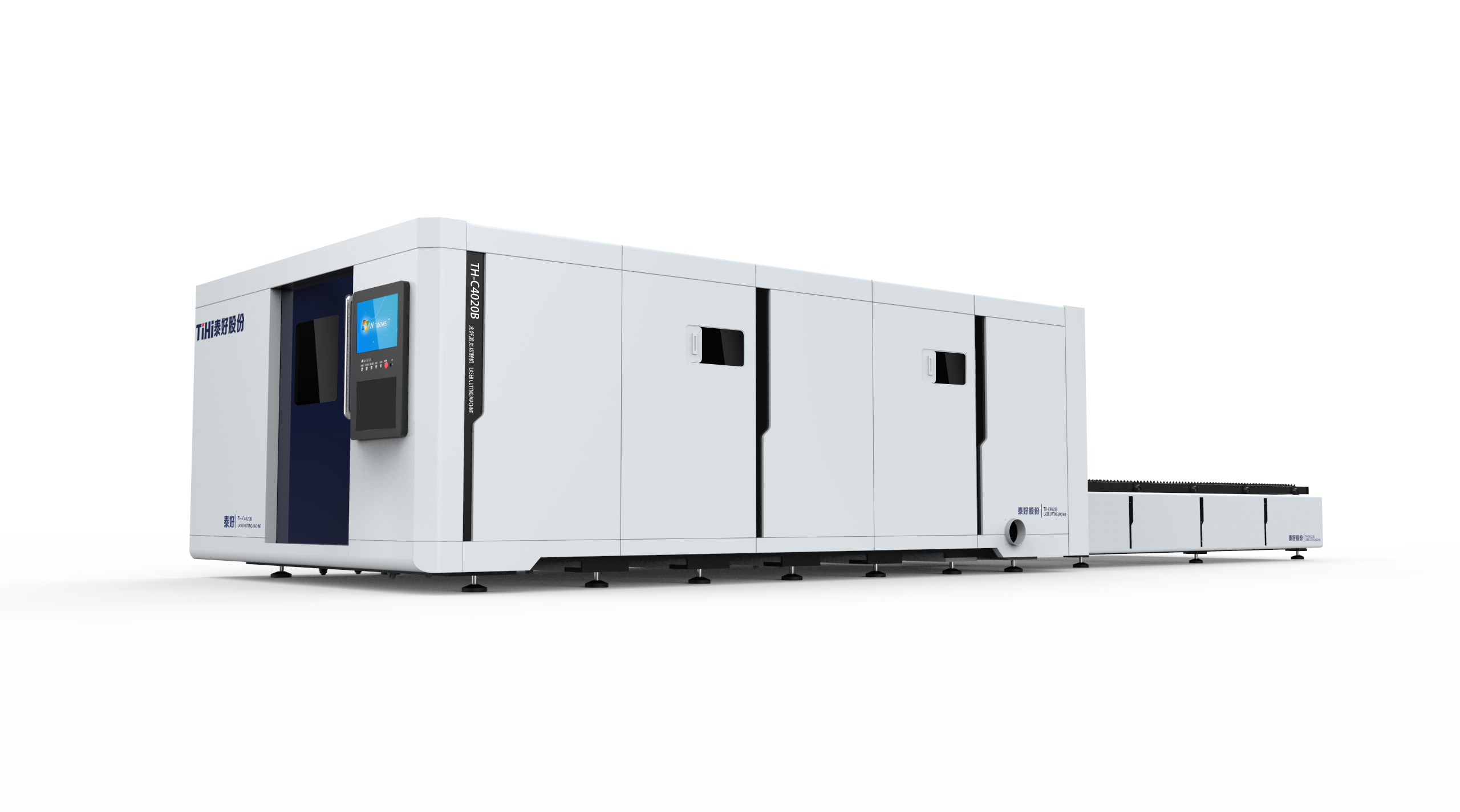 Máy cắt Laser sợi nền tảng trao đổi kèm theo 