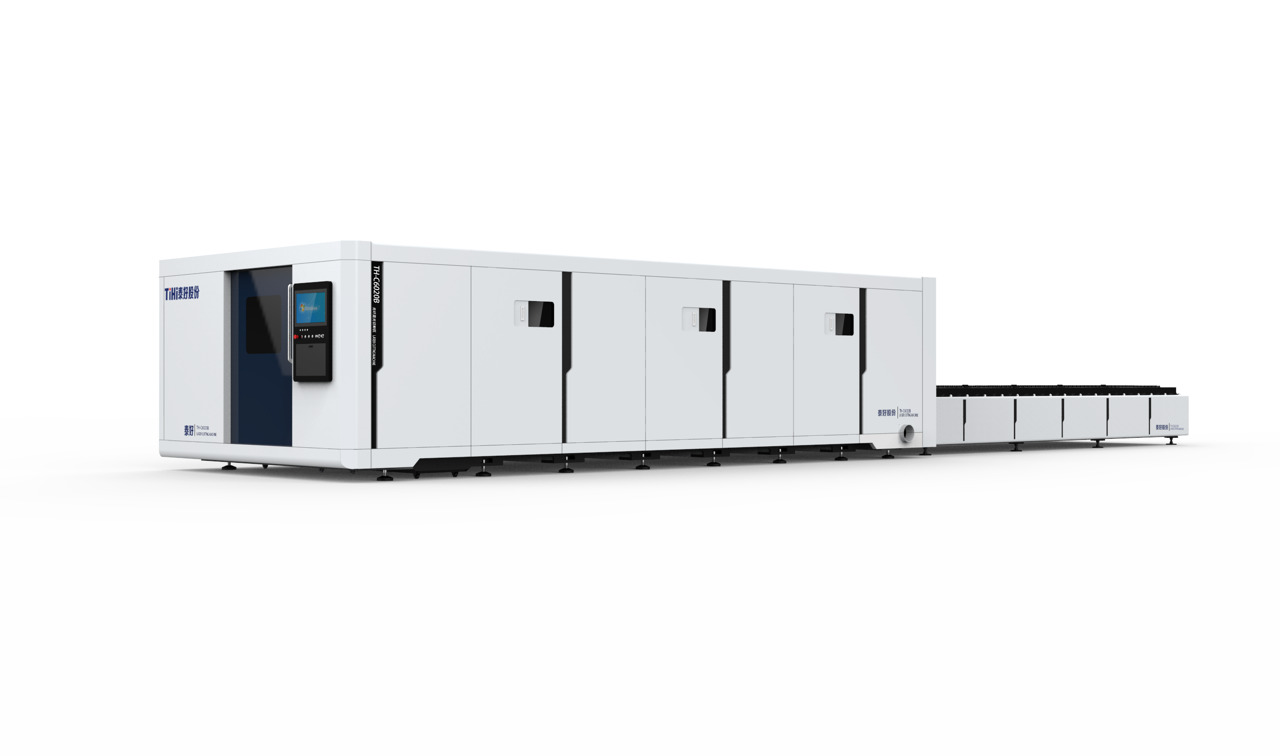 Máy cắt Laser sợi quang trao đổi song song kèm theo lớn 12000 * 2500mm