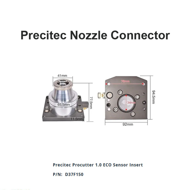 Precitec Procutter 1.0 Nozzle Connector D37 F150 