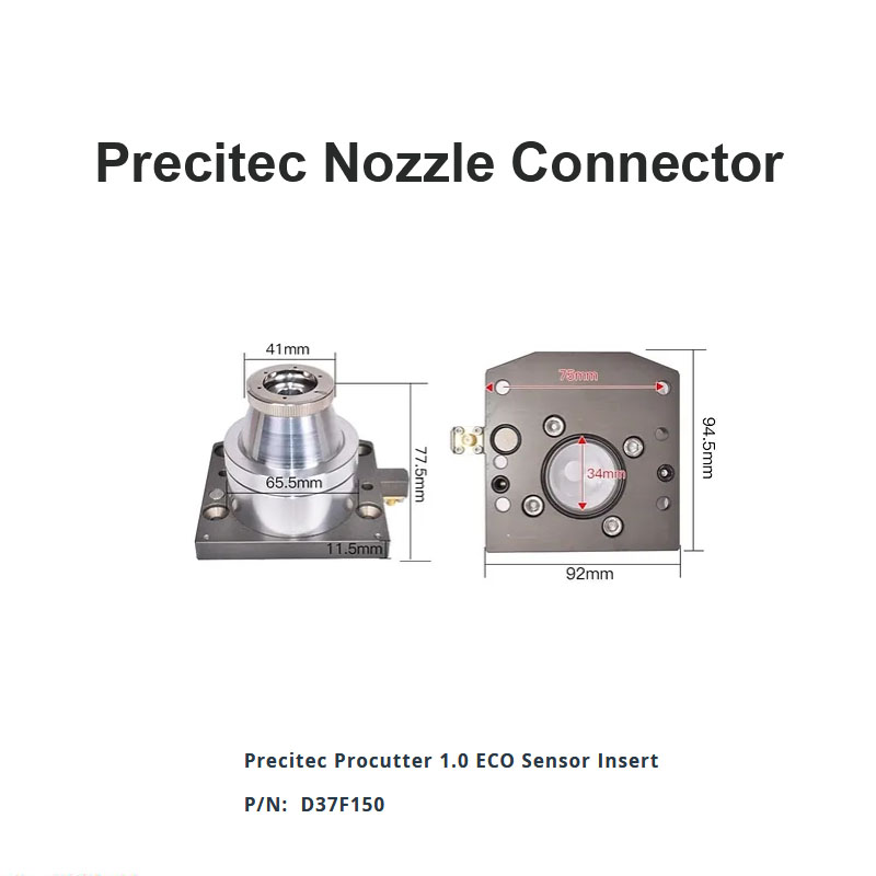Đầu nối vòi Precitec Procutter 1.0 D37 F150 