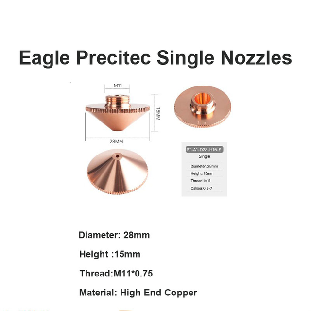 Đầu phun đơn Eagle Precitec