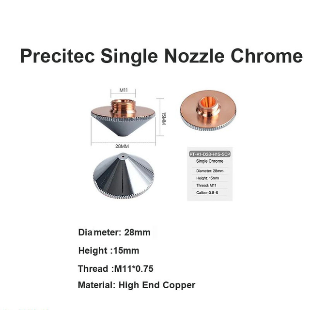 Precitec Single Nozzle Chrome