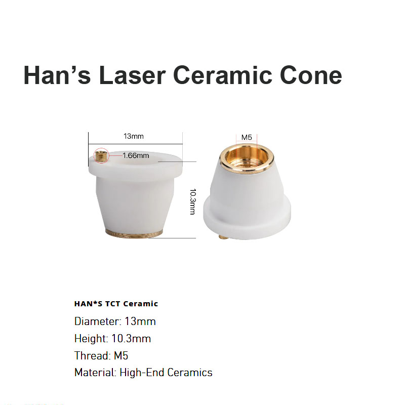 Han’s Laser Ceramic Cone D13mm H10.3mm