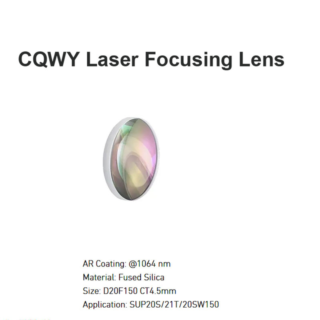 Ống kính lấy nét bằng laser CQWY D20 F150