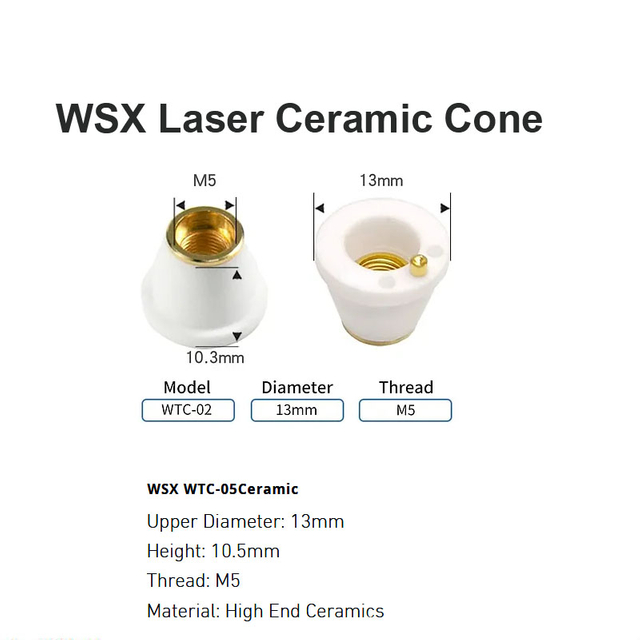 Nón gốm Laser WSX D13mm