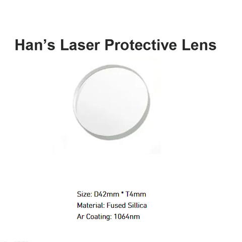 Han’s Laser Protective Lens D42 *T4mm