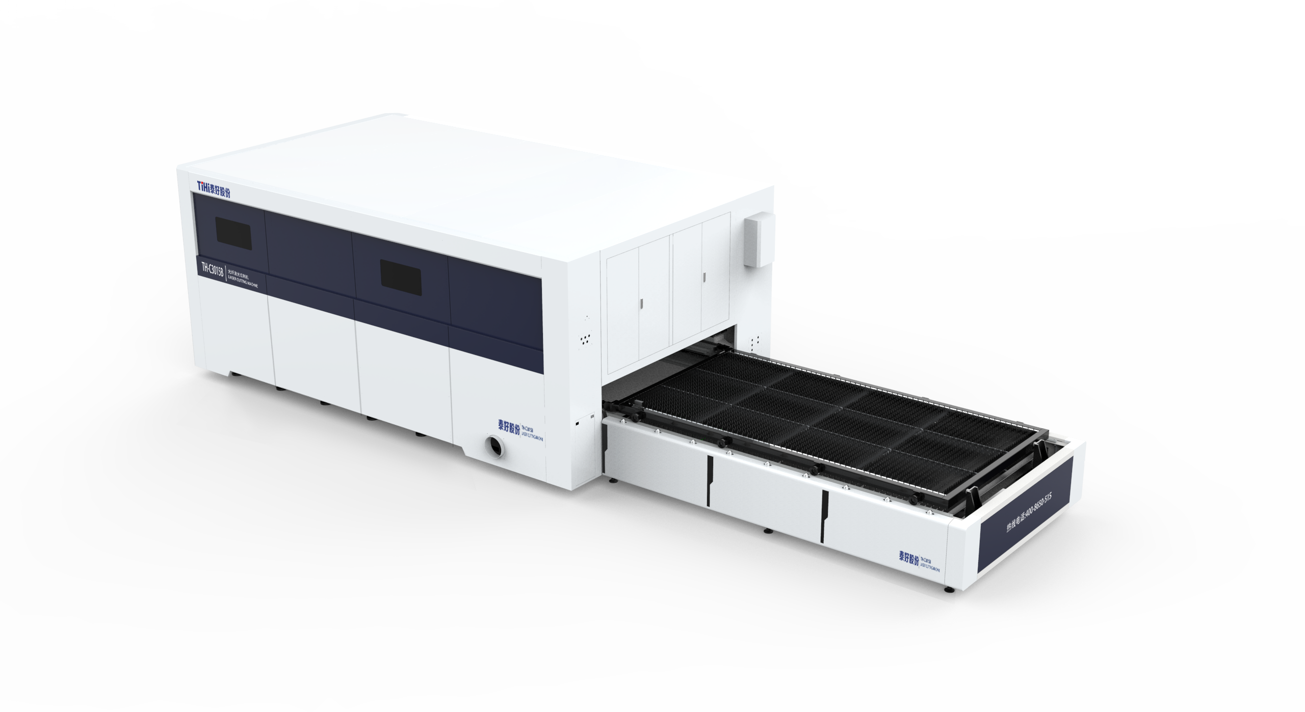 Máy cắt Laser sợi trao đổi đôi công suất trung bình