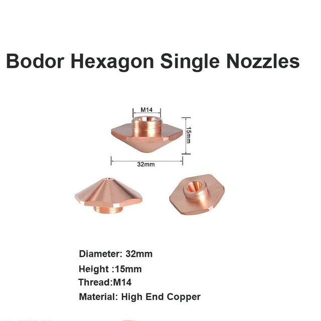 Đầu phun đơn lục giác Bodor