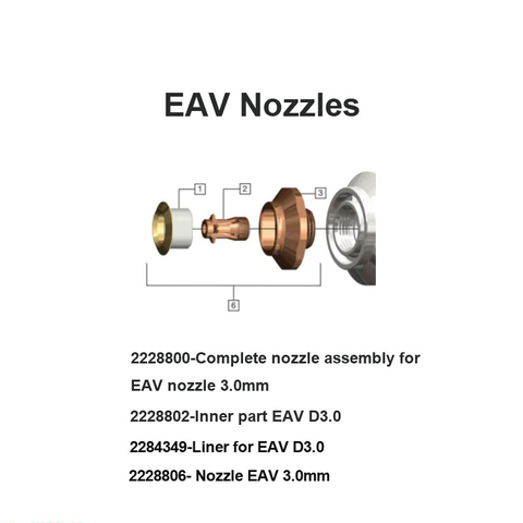 Trumpf EAV Nozzles
