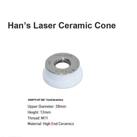 Han’s Laser Ceramic Cone D28mm H12mm