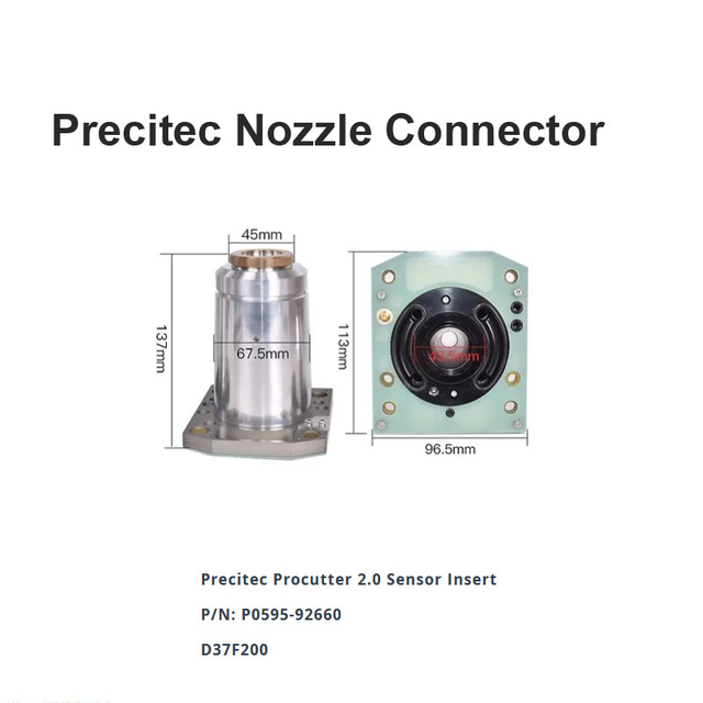 Đầu nối vòi Precitec Procutter 2.0 D37 F200