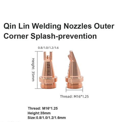 Qin Lin Welding Nozzles Outer Corner Splash prevention 