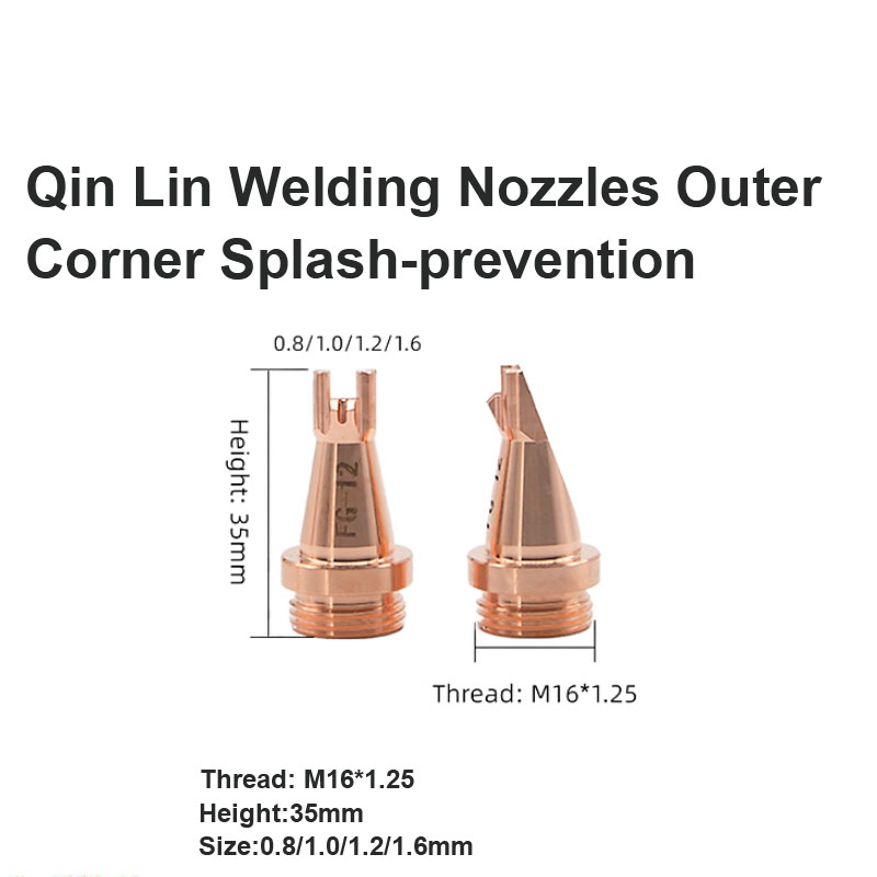 Qin Lin Welding Nozzles Outer Corner Splash prevention 