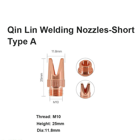 Đầu phun hàn Qin Lin-Loại A ngắn