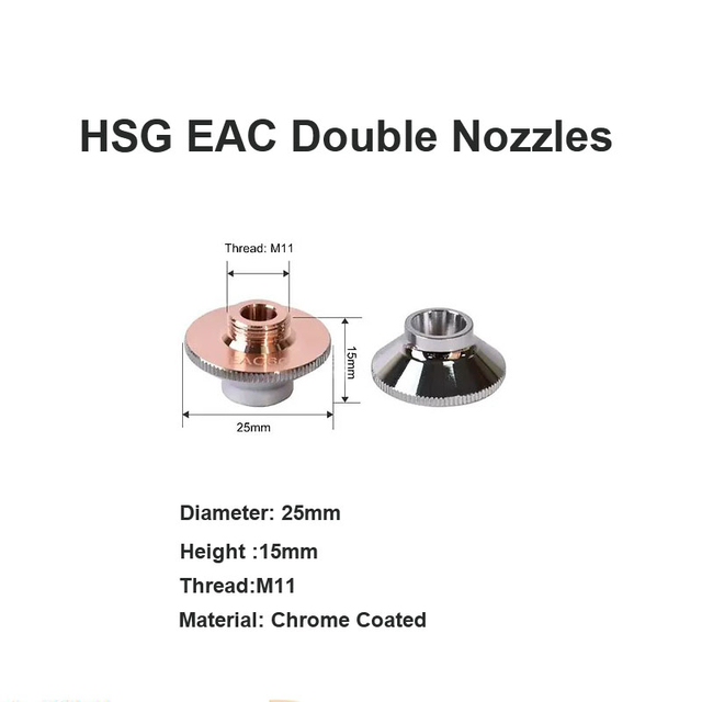 Đầu phun đôi HSG EAC 