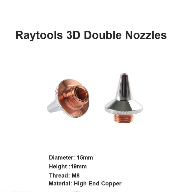 Đầu phun đôi Raytools 3D mạ crôm