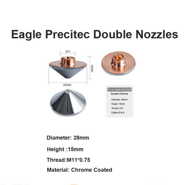 Vòi phun đôi Eagle Precitec