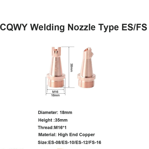 Đầu phun hàn CQWY Loại ES/FS