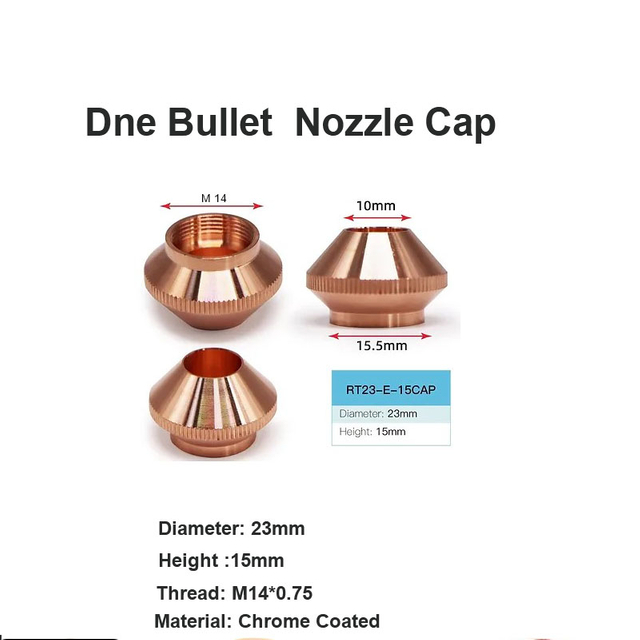 Nắp vòi phun đạn Dne