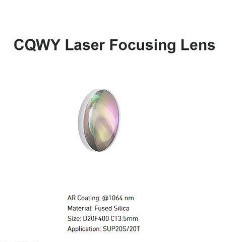 Ống kính lấy nét bằng laser CQWY D20 F400