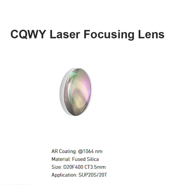 Ống kính lấy nét bằng laser CQWY D20 F400