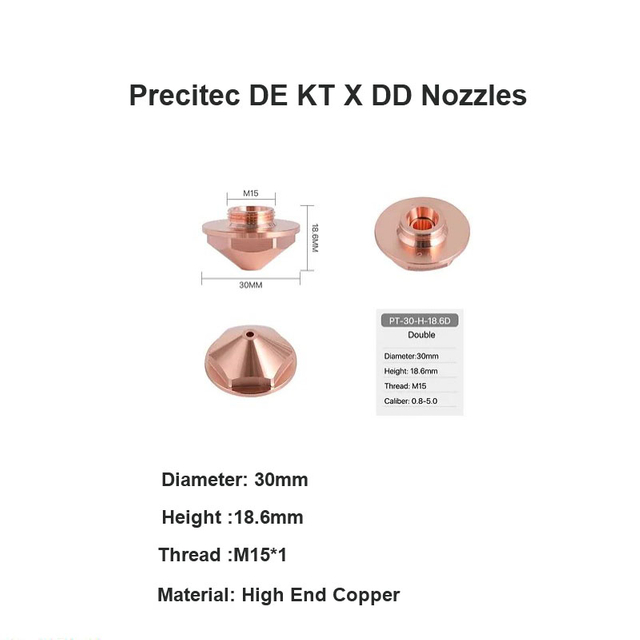 Đầu phun Precitec De KT X DD