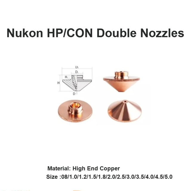 Vòi phun đôi Nukon HP/CON 