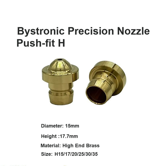 Đầu phun Bystronic Precision dạng đẩy vừa vặn H