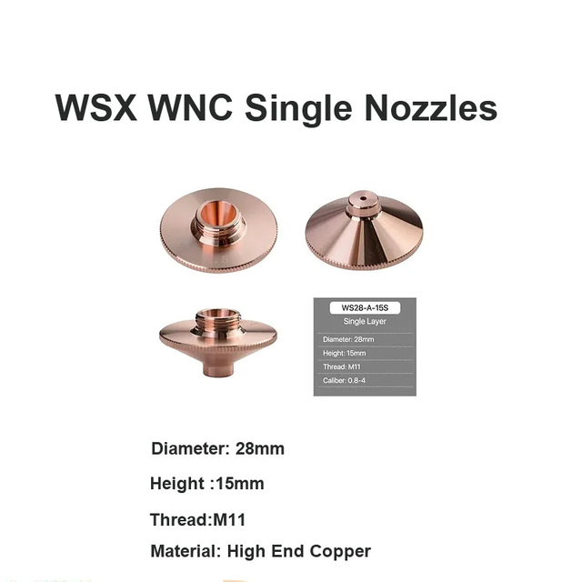Đầu phun đơn WSX WNC