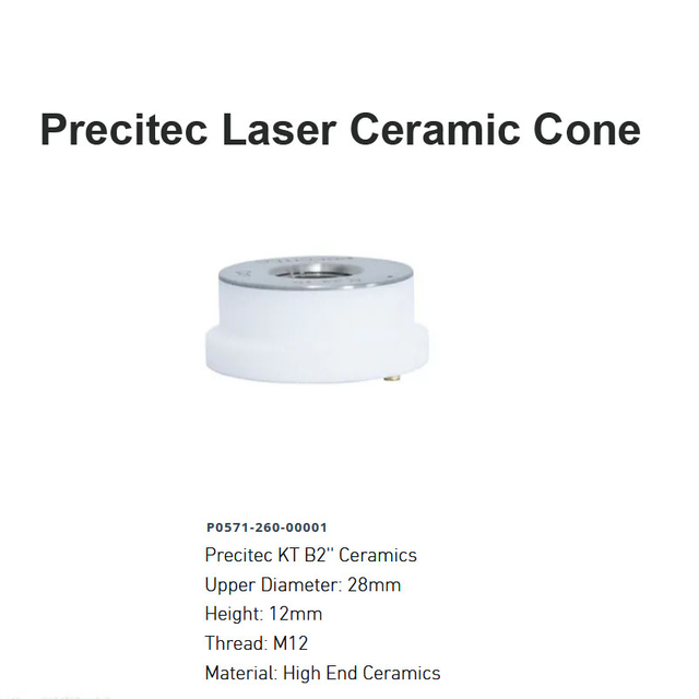 Precitec Laser Ceramic Cone D28mm H12mm M12