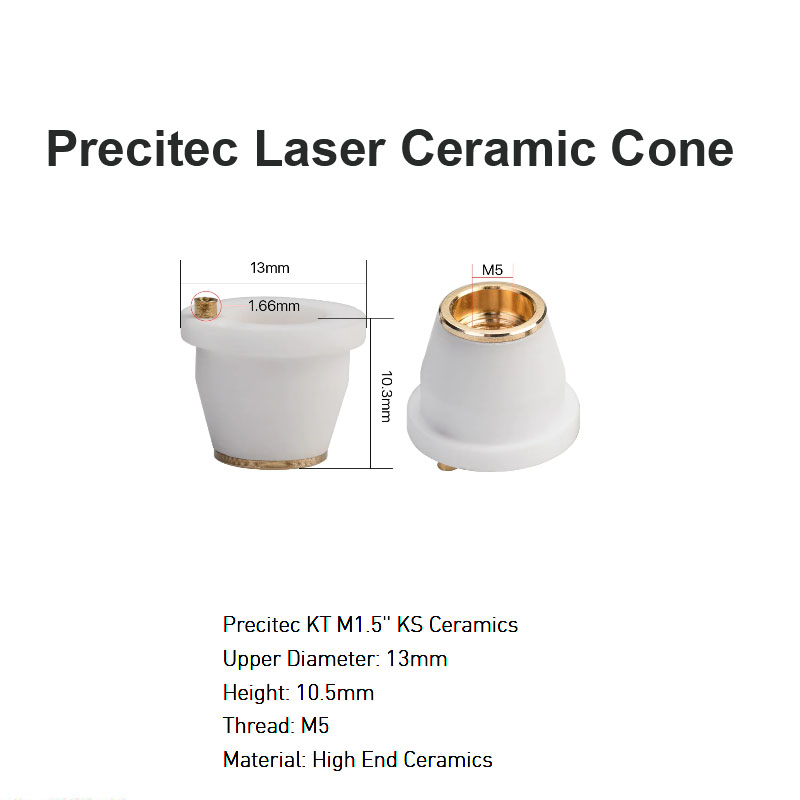 Precitec Laser Ceramic Cone D13mm H10.5mm