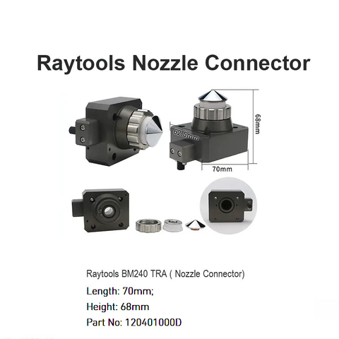 Raytools Nozzle Connector for BM240 TRA