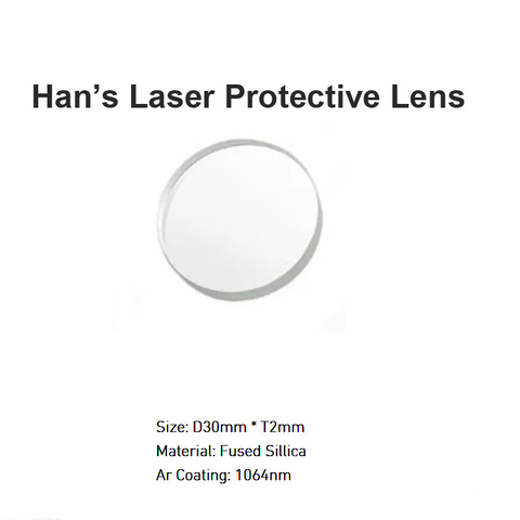 Han’s Laser Protective Lens D30 *T2mm