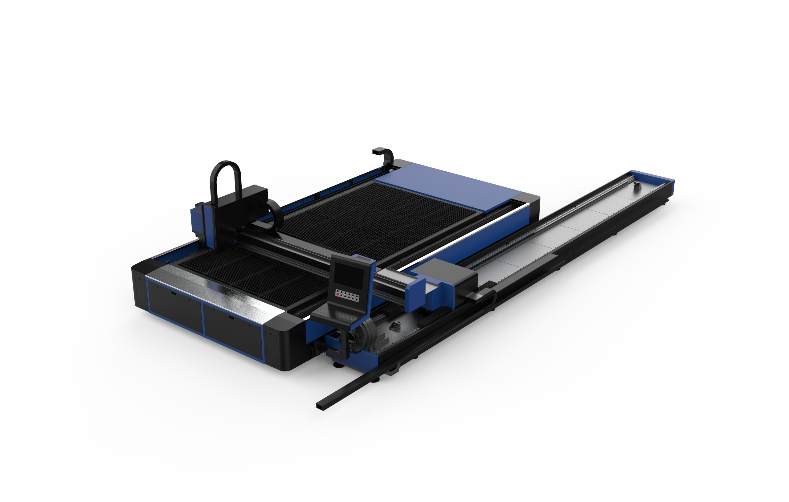 Máy cắt Laser sợi quang tích hợp loại ống và tấm mở