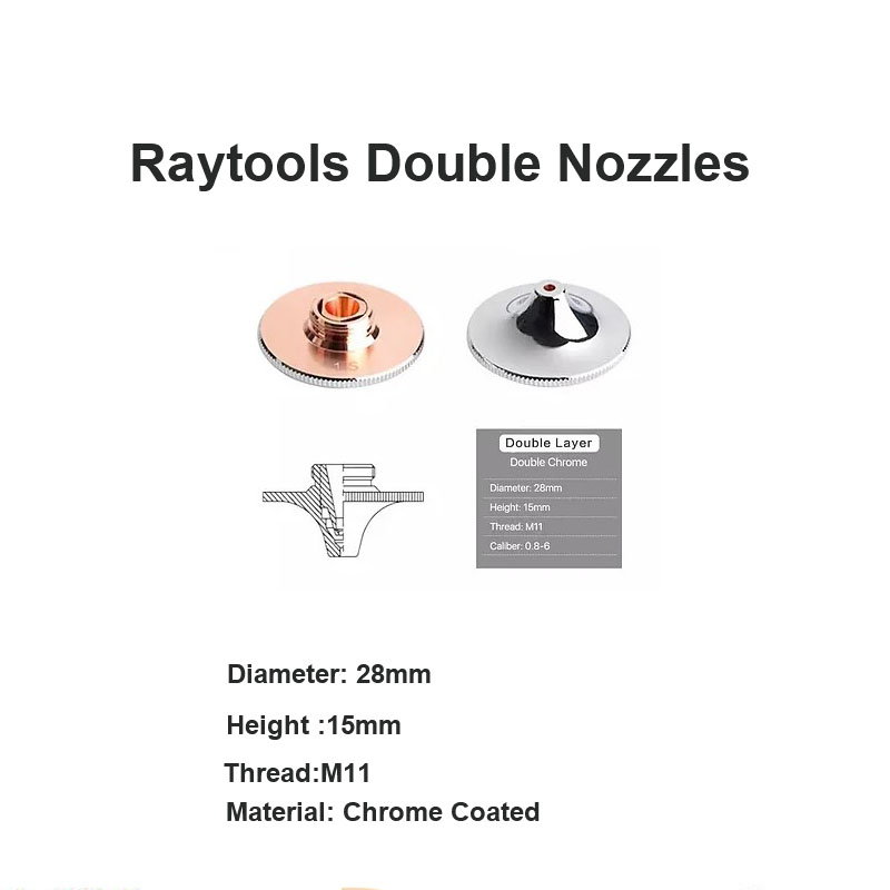 Raytools Double Nozzles double layer double chrome