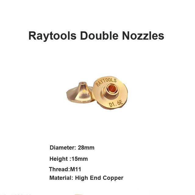 Đầu phun đôi Raytools D 1.6E