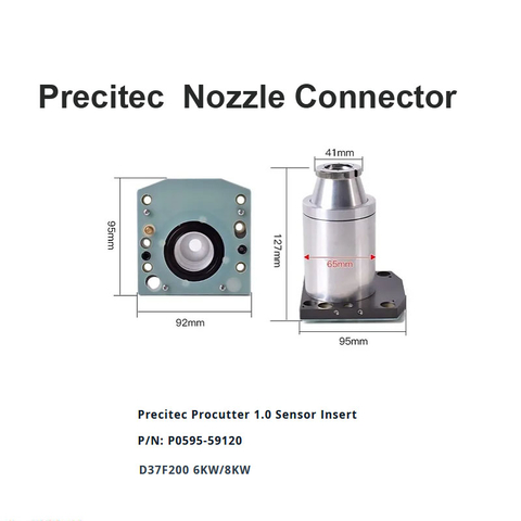 Đầu nối vòi phun Precitec Procutter D37 F200 