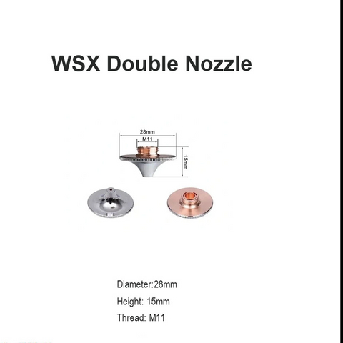 WSX Double Nozzles D28mm H15mm