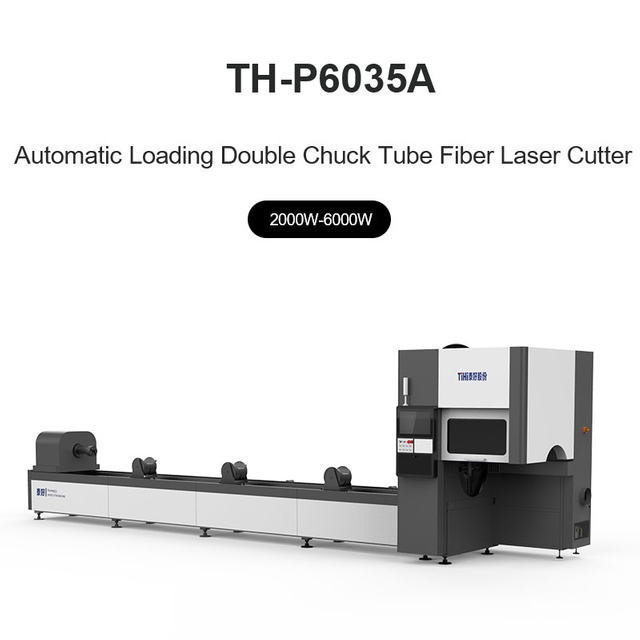 Máy cắt laser sợi quang đôi Chuck tự động tải