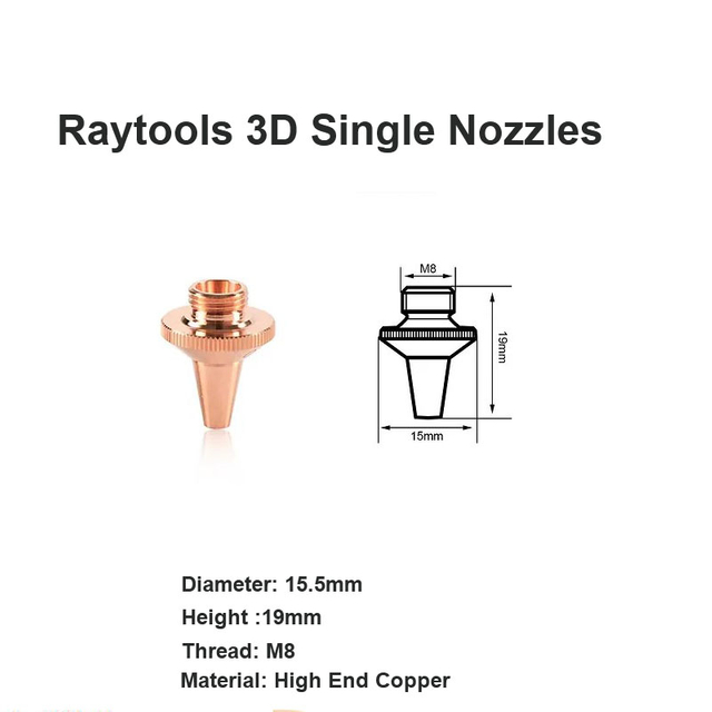 Đầu phun đơn Raytools 3D 