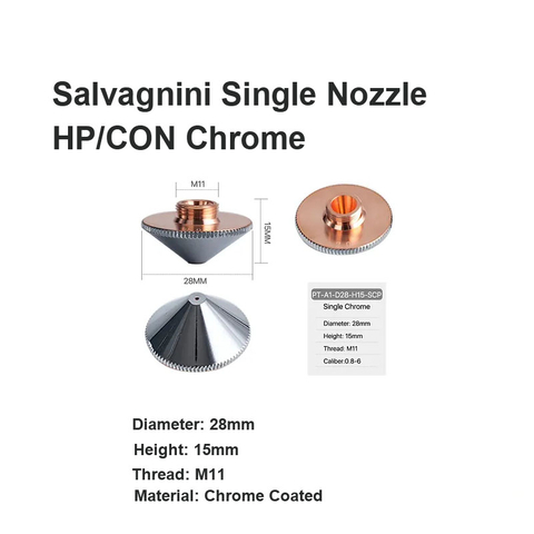Salvagnini Single Nozzle HP/CON Chrome 