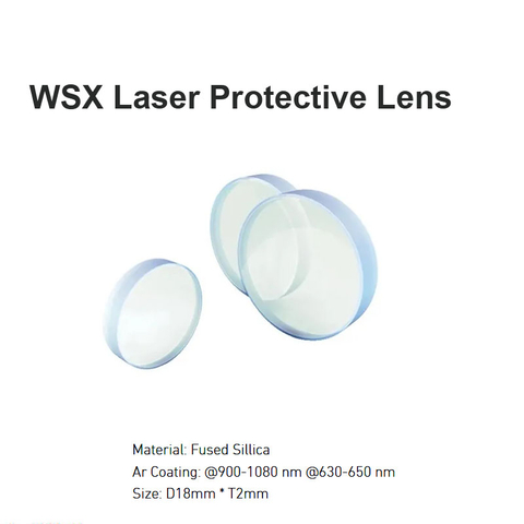 WSX Laser Protective Lens D18 T2mm
