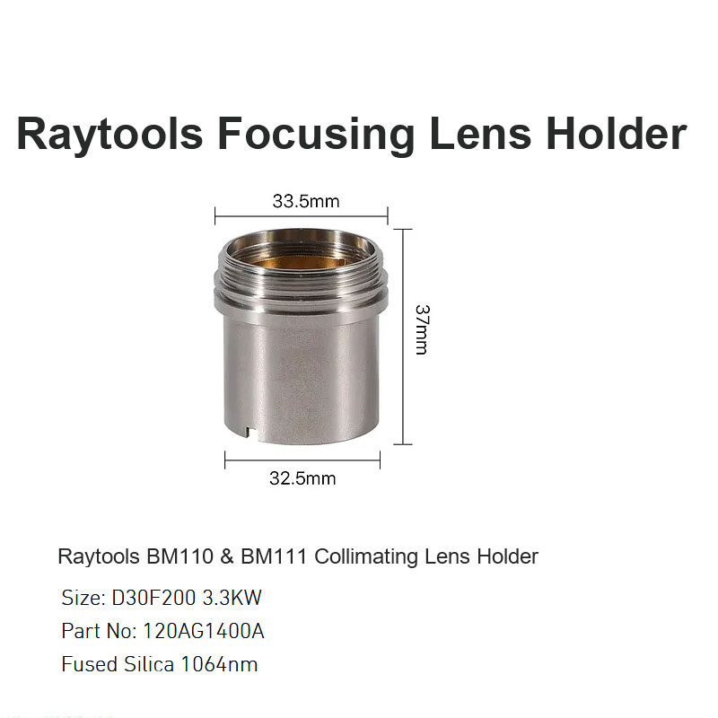 Raytools BM110 & BM111 Collimating Lens Holder D30 F200 3.3KW