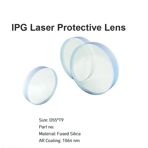 IPG Laser Protective Lens D55*T9mm 