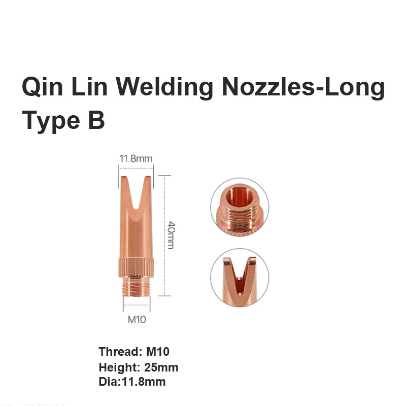 Đầu phun hàn Qin Lin-Loại B dài