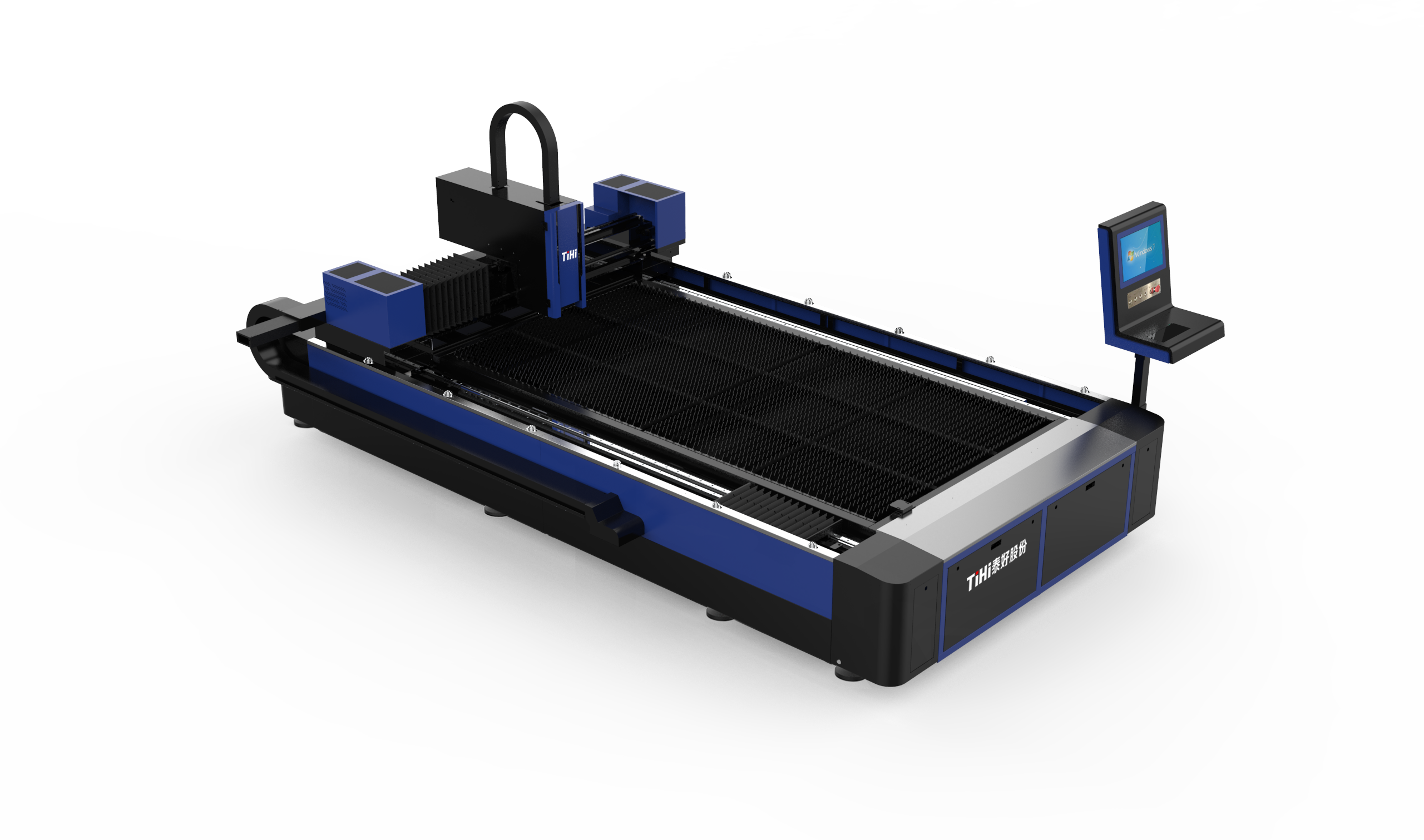 Máy cắt Laser sợi quang loại mở CNC tự động 8000 * 2500mm